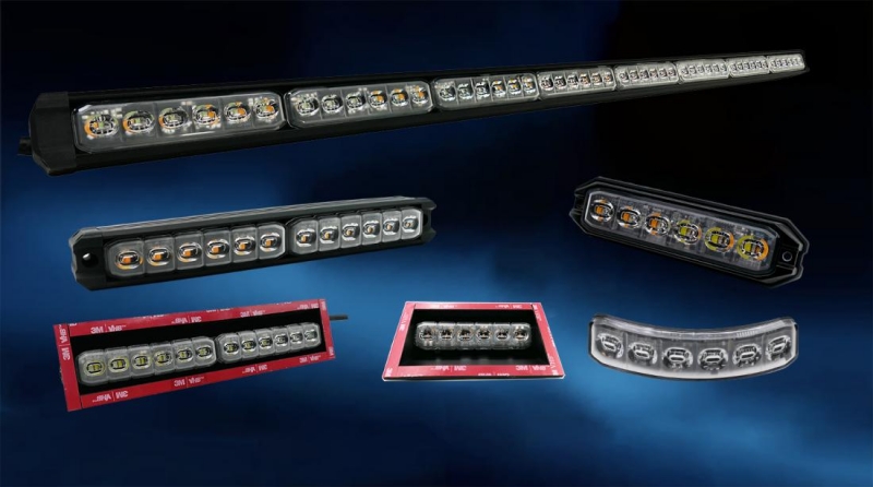 LED opozorilne lučke s silikonsko lečo